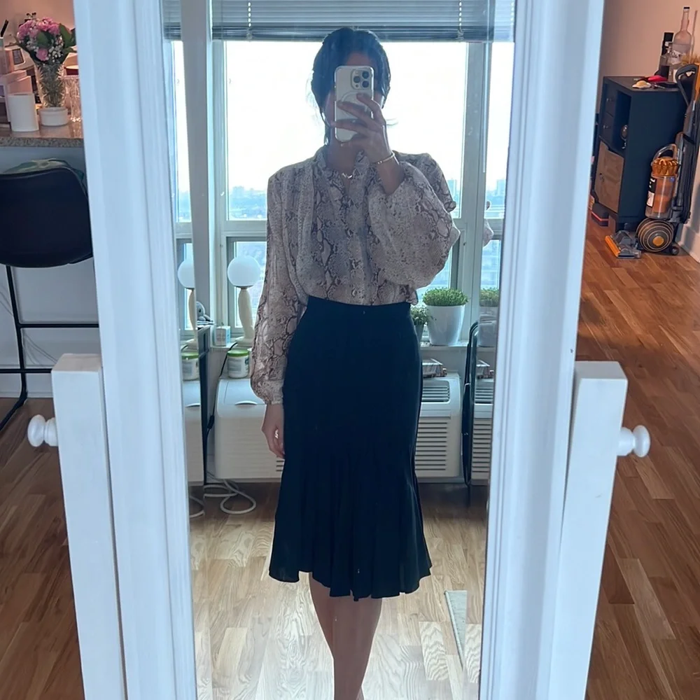Vintage Christian Dior blazer skirt set